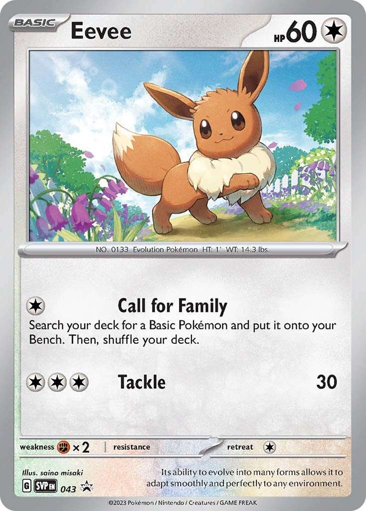 Eevee (043) [Scarlet & Violet: Black Star Promos] | Total Play