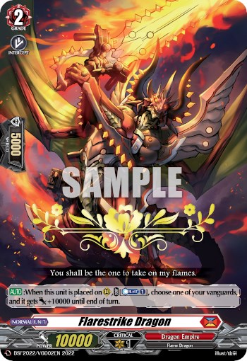 Flarestrike Dragon (Hot Stamped) (BSF2022/VGD02EN 2022) [Bushiroad Event Cards] | Total Play