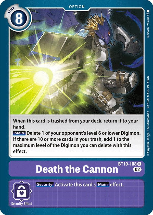Death the Cannon [BT10-108] [Xros Encounter] | Total Play
