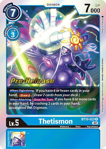 Thetismon [BT10-023] [Xros Encounter Pre-Release Cards] | Total Play