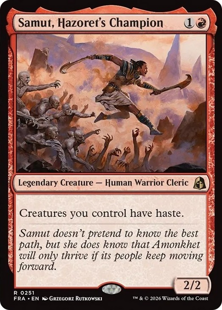 Samut, Hazoret's Champion [Reality Fracture] | Total Play
