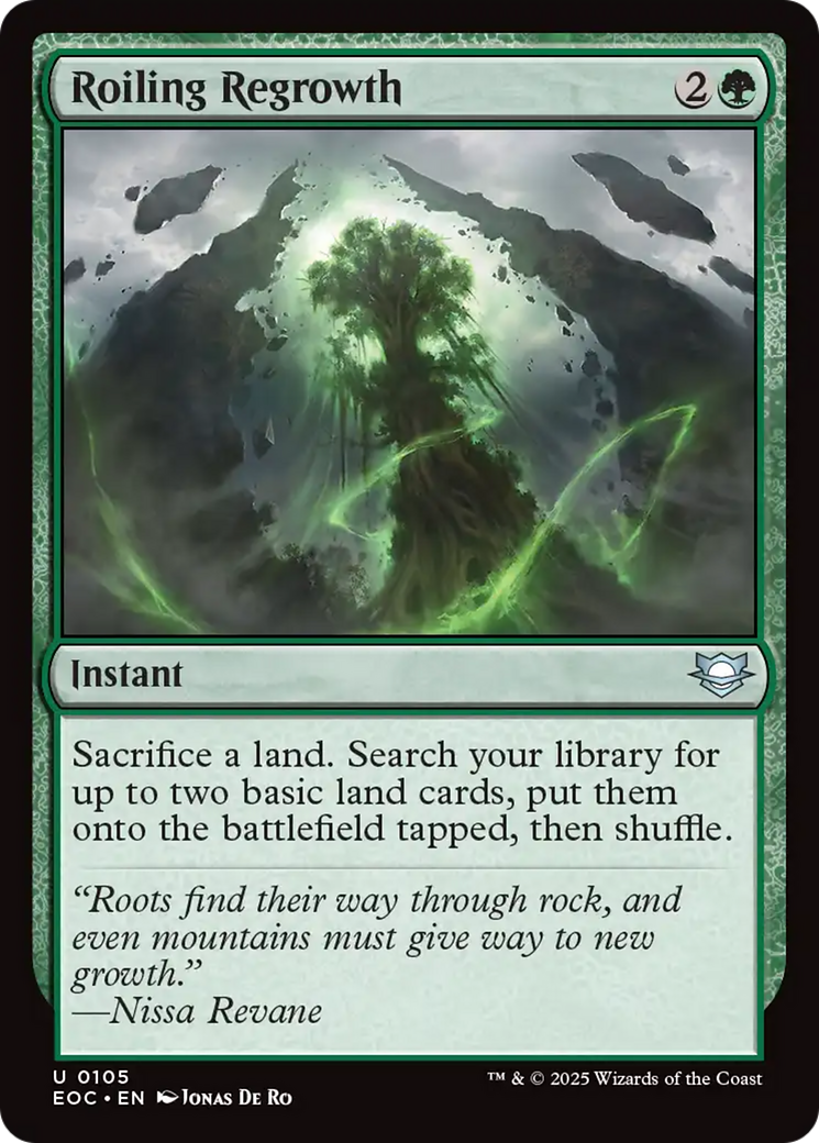 Roiling Regrowth [Edge of Eternities Commander] | Total Play