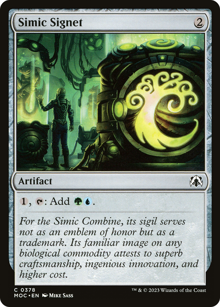 Simic Signet [March of the Machine Commander] | Total Play