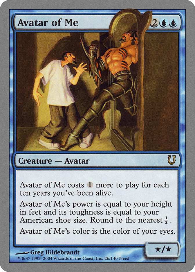 Avatar of Me [Unhinged] | Total Play