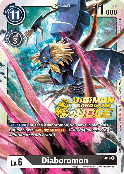 Diaboromon [P-016] (Judge Pack 1) [Promotional Cards] | Total Play