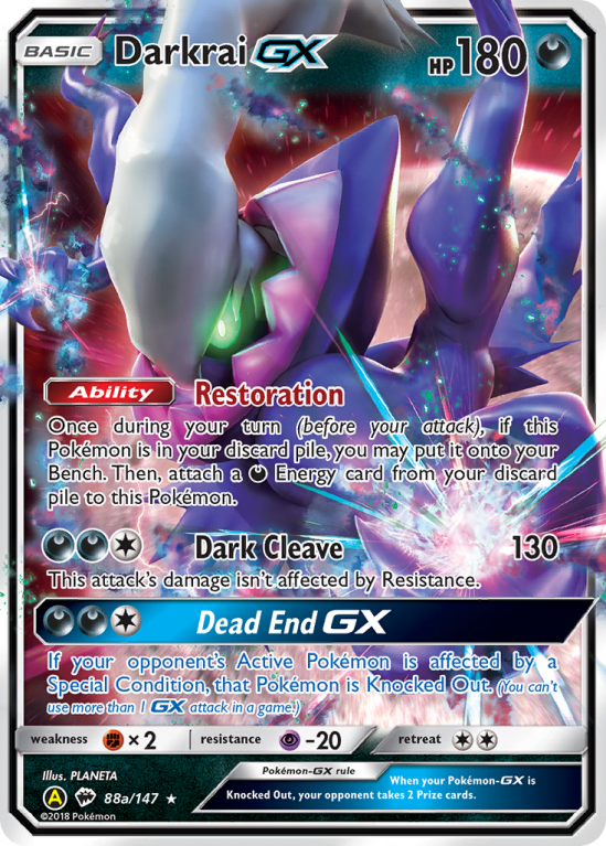 Darkrai GX (88a/147) [Alternate Art Promos] | Total Play