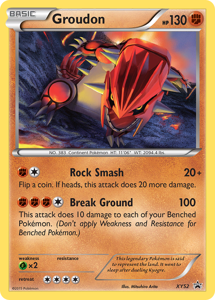 Groudon (XY52) [XY: Black Star Promos] | Total Play