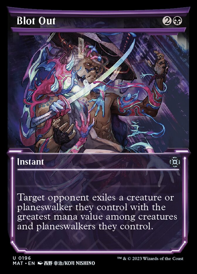 Blot Out (Showcase Halo Foil) [March of the Machine: The Aftermath] | Total Play