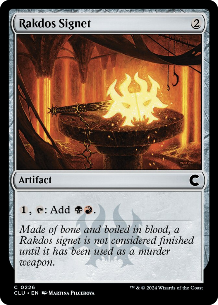 Rakdos Signet [Ravnica: Clue Edition] | Total Play