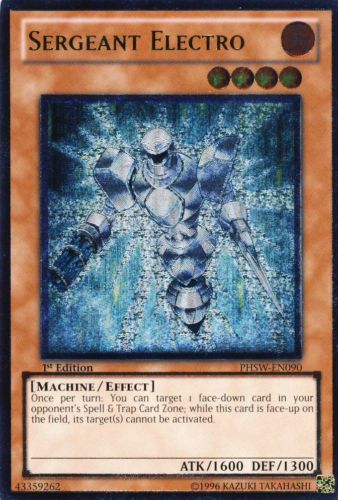 Sergeant Electro [PHSW-EN090] Ultimate Rare | Total Play