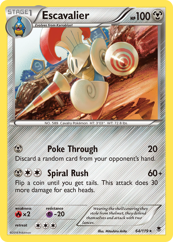 Escavalier (64/119) [XY: Phantom Forces] | Total Play