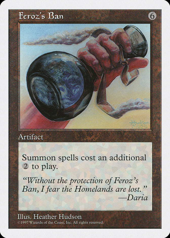 Feroz's Ban [Fifth Edition] | Total Play