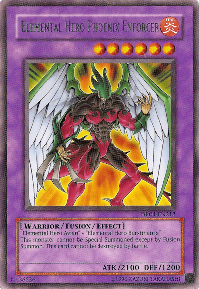 Elemental Hero Phoenix Enforcer [DR04-EN212] Rare | Total Play