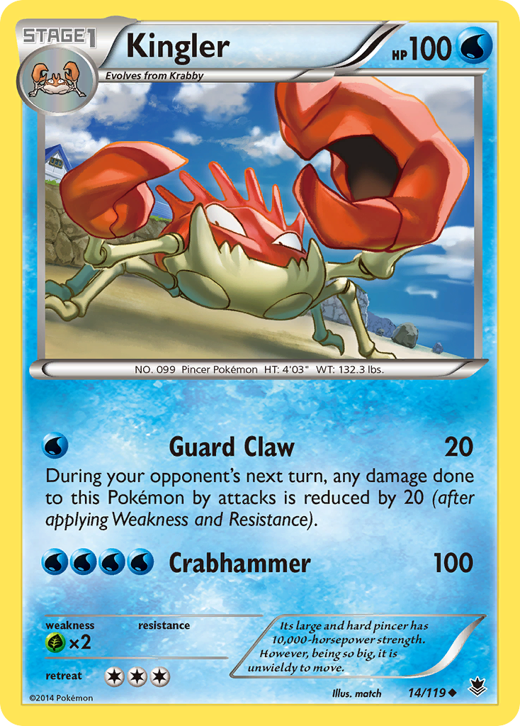 Kingler (14/119) [XY: Phantom Forces] | Total Play