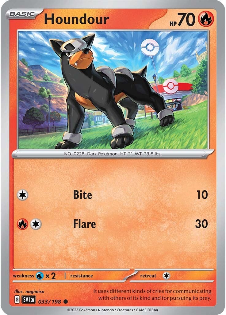 Houndour (033/198) [Scarlet & Violet: Base Set] | Total Play