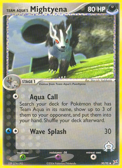 Team Aqua's Mightyena (30/95) [EX: Team Magma vs Team Aqua] | Total Play