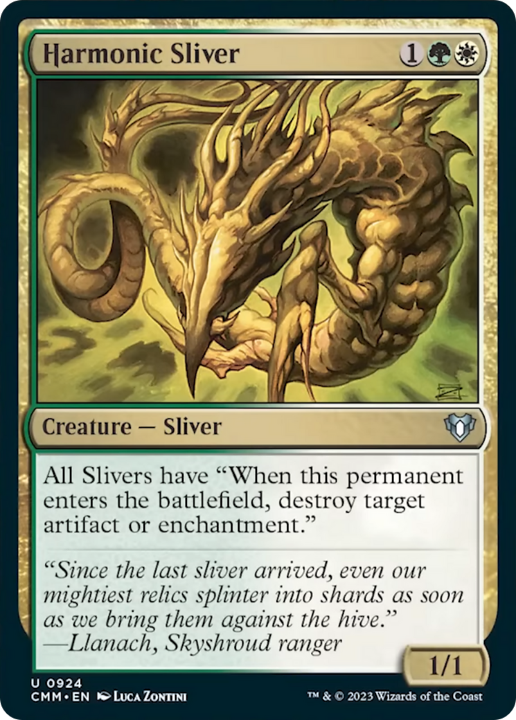 Harmonic Sliver [Commander Masters] | Total Play