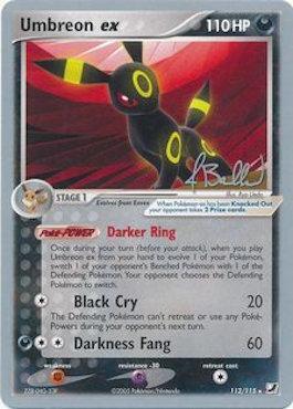 Umbreon ex (112/115) (Eeveelutions - Jimmy Ballard) [World Championships 2006] | Total Play
