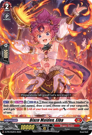 Blaze Maiden, Elba (D-PR/052EN) [D Promo Cards] | Total Play