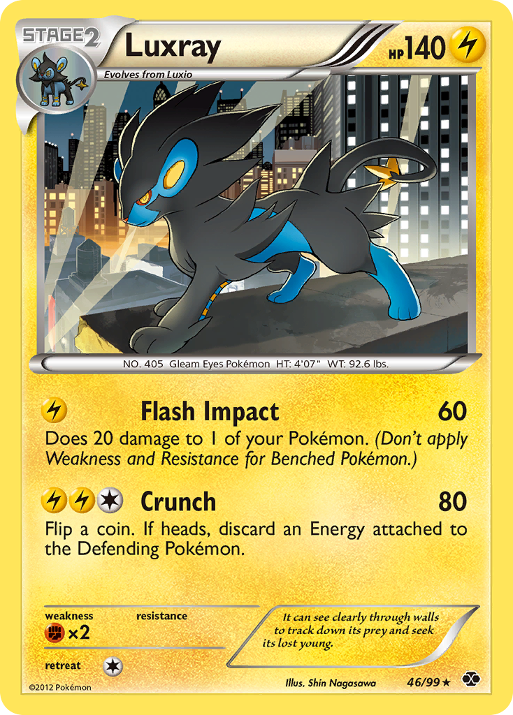 Luxray (46/99) [Black & White: Next Destinies] | Total Play