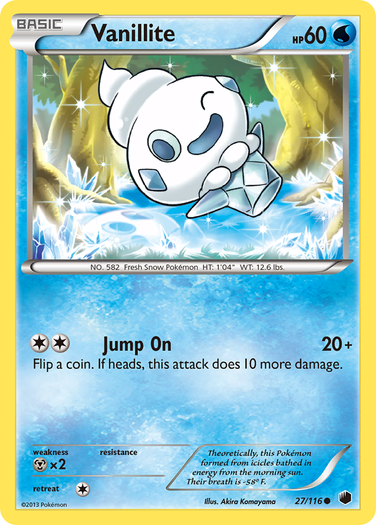 Vanillite (27/116) [Black & White: Plasma Freeze] | Total Play