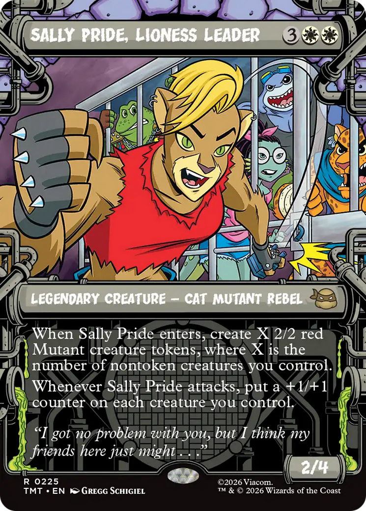 Sally Pride, Lioness Leader (Showcase) [Teenage Mutant Ninja Turtles] | Total Play