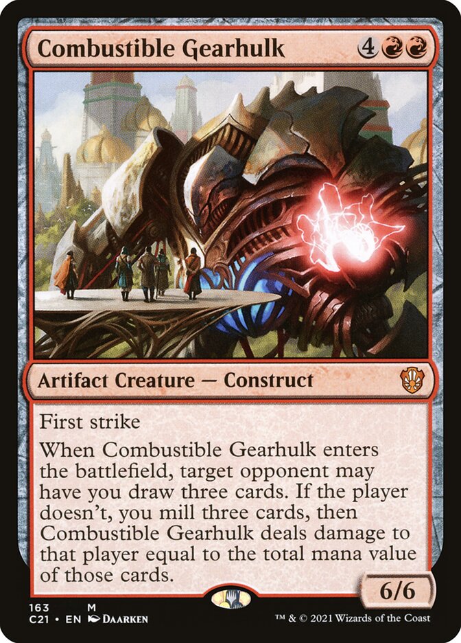 Combustible Gearhulk [Commander 2021] | Total Play