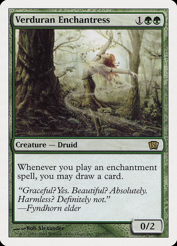 Verduran Enchantress [Eighth Edition] | Total Play