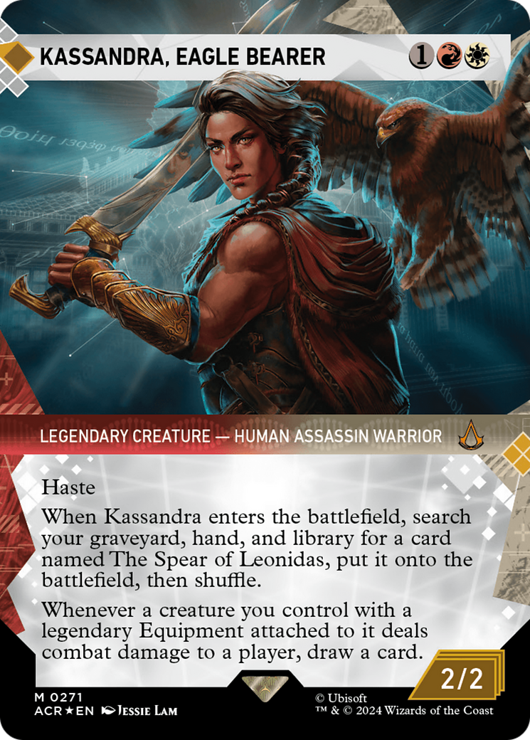 Kassandra, Eagle Bearer (Showcase) (Textured Foil) [Assassin's Creed] | Total Play