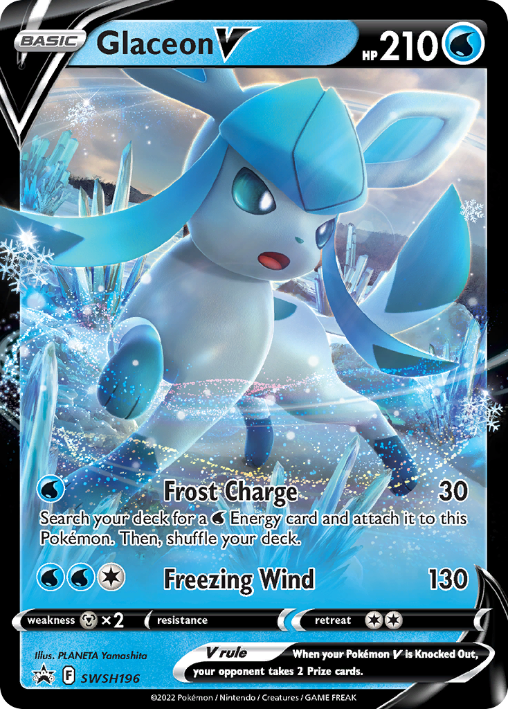 Glaceon V (SWSH196) [Sword & Shield: Black Star Promos] | Total Play