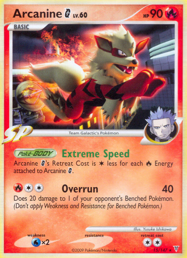Arcanine G (15/147) (Theme Deck Exclusive) [Platinum: Supreme Victors] | Total Play
