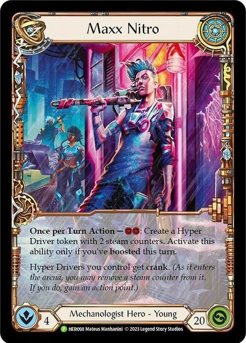 Maxx Nitro [HER098] (Bright Lights)  Rainbow Foil | Total Play