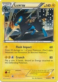 Luxray (46/99) (Theme Deck Exclusive) [Black & White: Next Destinies] | Total Play