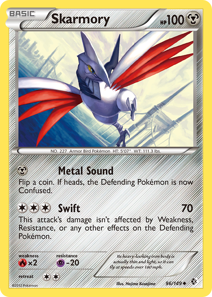 Skarmory (96/149) [Black & White: Boundaries Crossed] | Total Play