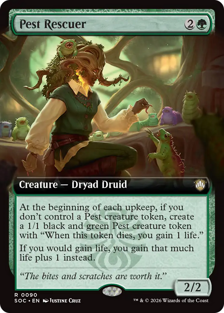 Pest Rescuer (Extended Art) [Secrets of Strixhaven Commander] | Total Play