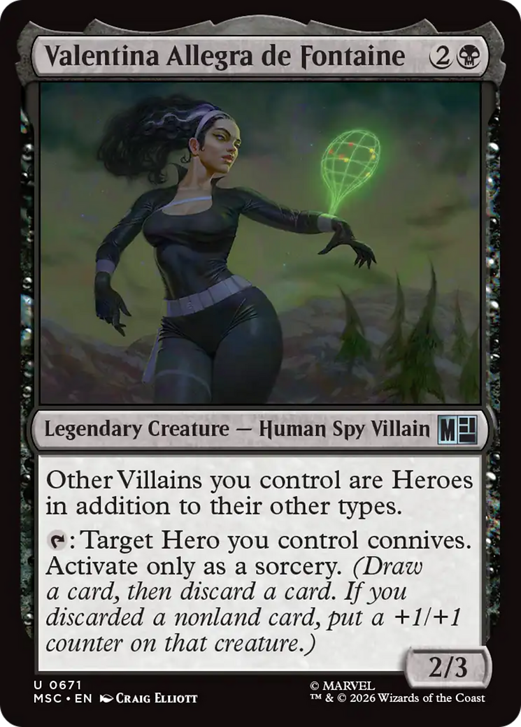 Valentina Allegra de Fontaine [Marvel Super Heroes Commander] | Total Play