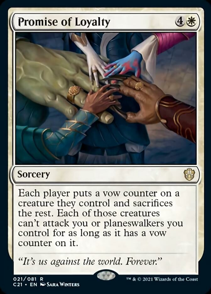 Promise of Loyalty [Commander 2021] | Total Play