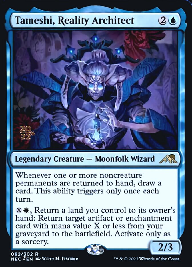 Tameshi, Reality Architect [Kamigawa: Neon Dynasty Prerelease Promos] | Total Play
