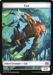Angel // Cat Double-Sided Token [Double Masters Tokens] | Total Play