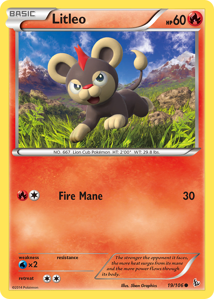Litleo (19/106) [XY: Flashfire] | Total Play