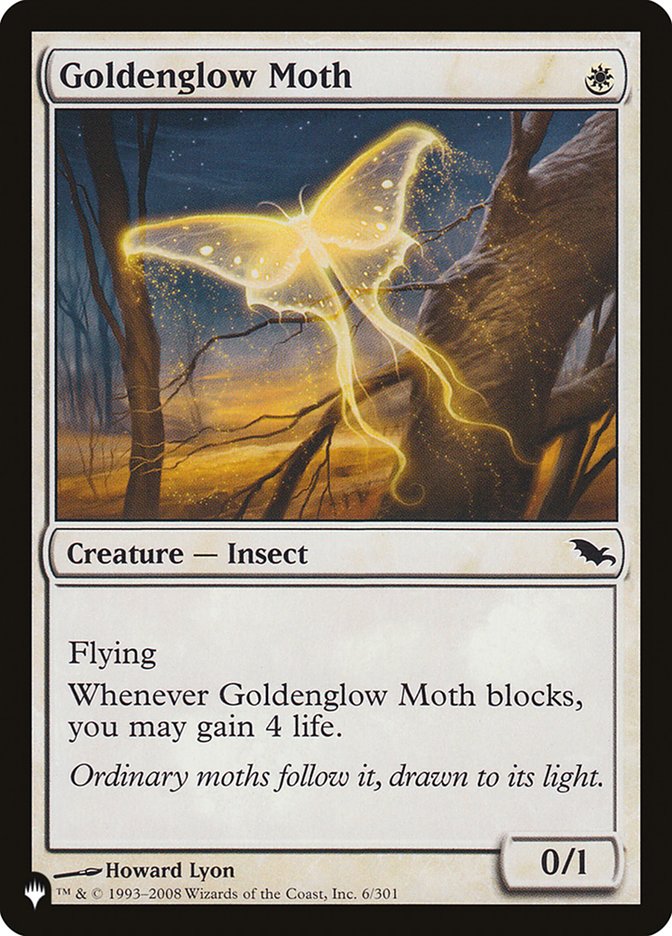 Goldenglow Moth [The List] | Total Play