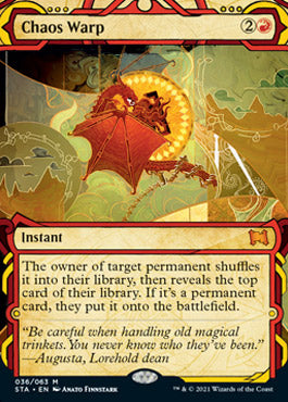 Chaos Warp (Foil Etched) [Strixhaven: Mystical Archive] | Total Play