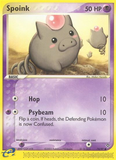 Spoink (74/97) [EX: Dragon] | Total Play