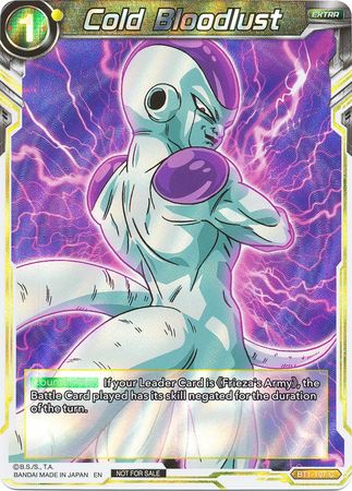 Cold Bloodlust (BT1-107) [Promotion Cards] | Total Play