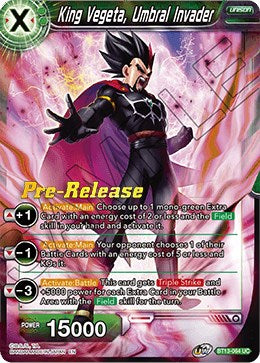 King Vegeta, Umbral Invader (BT13-064) [Supreme Rivalry Prerelease Promos] | Total Play