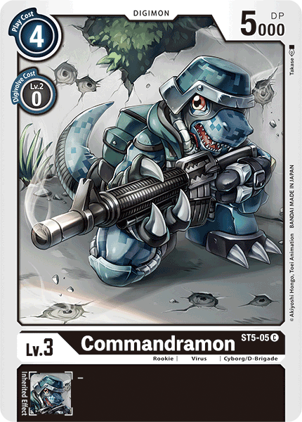 Commandramon [ST5-05] [Starter Deck: Machine Black] | Total Play