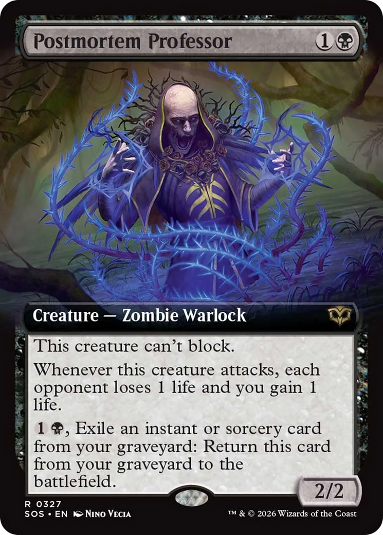 Postmortem Professor (Extended Art) [Secrets of Strixhaven] | Total Play