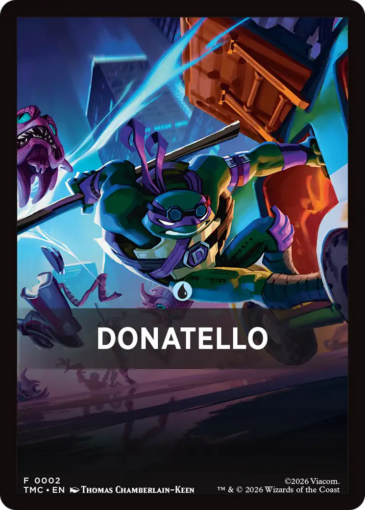 Donatello Theme Card [Teenage Mutant Ninja Turtles Commander Tokens] | Total Play
