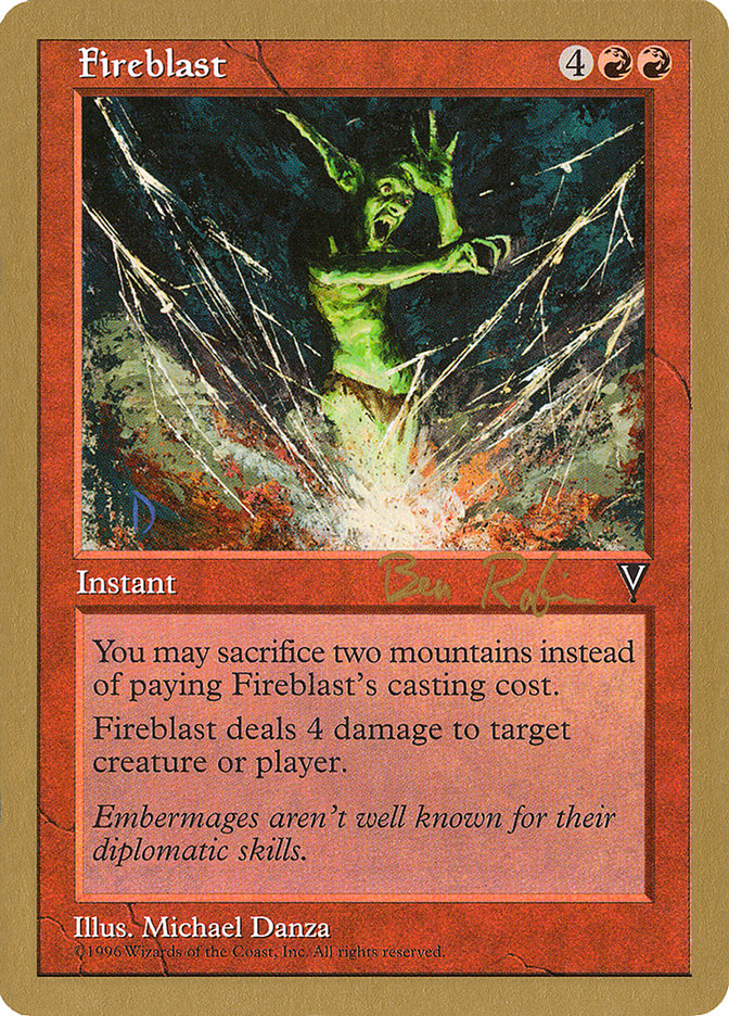 Fireblast (Ben Rubin) [World Championship Decks 1998] | Total Play