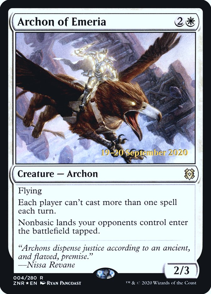 Archon of Emeria [Zendikar Rising Prerelease Promos] | Total Play